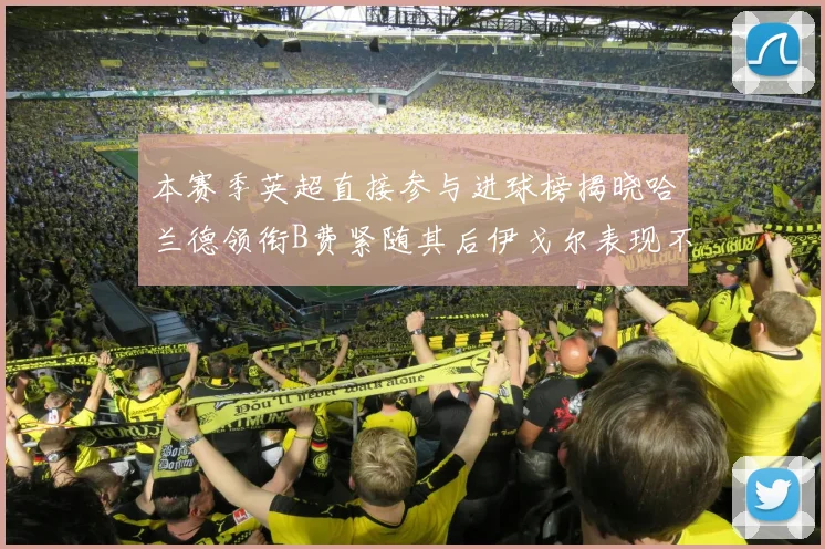 本赛季英超直接参与进球榜揭晓哈兰德领衔B费紧随其后伊戈尔表现不俗